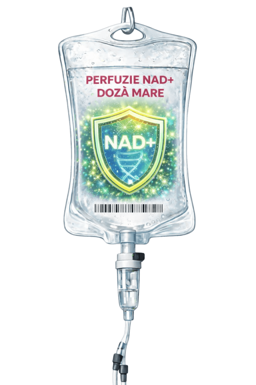 Perfuzie NAD+ Doză Mare – suport energetic, confort pacient, susținere organism